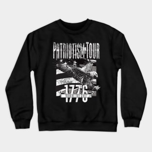 Patriotism Tour Black and white Crewneck Sweatshirt